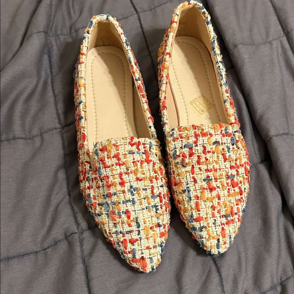 Colorful Tweed Loafers